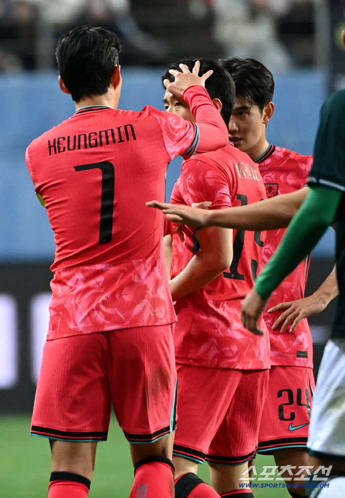  Son Heung-min, Lee Kang-in, hold it in