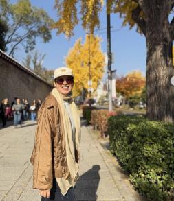 Park Mi-sun, who fights breast cancer, goes out wearing a hat with her bare hair and goes out happily like a dream
