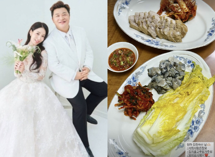 Won Jin-seo ♥ Yoon Jung-soo was surprised by the hospitality of his wife's family..I'm amazed at my mother-in-law's kimchi-making meal