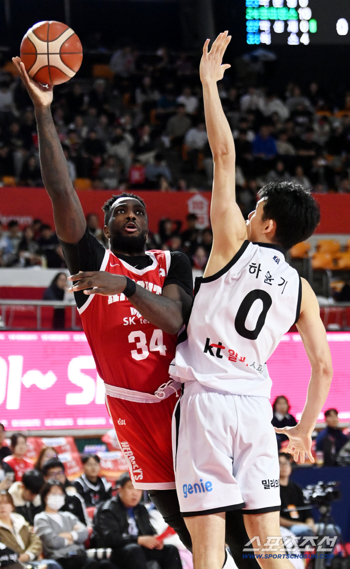 20P10RB12AS Jamil Warney Can't Stop...Seoul SK overpowered KT 8583 after overtime