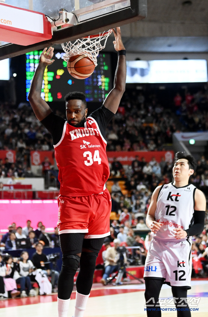 20P10RB12AS Jamil Warney Can't Stop...Seoul SK overpowered KT 8583 after overtime