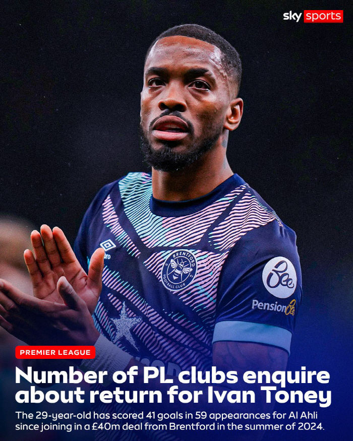 Exclusive! I'm not going to Tottenham! Do you want to stay in Saudi Arabia → It's hard to find a striker...Everton West Ham bid