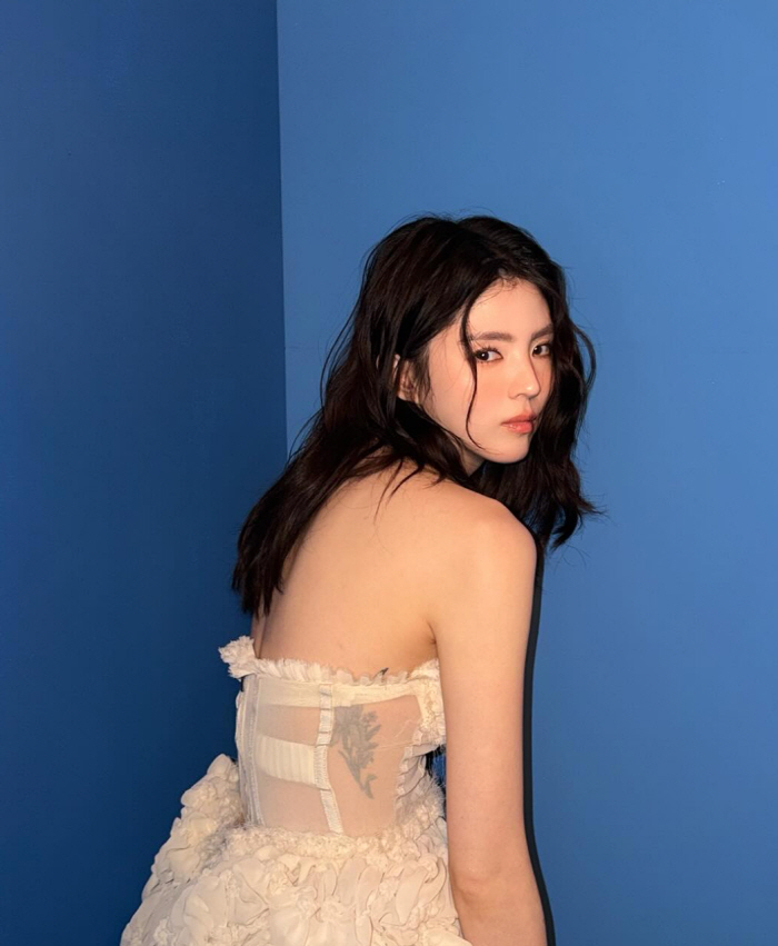 Han So-hee, you spent 20 million won to erase it again..It's my birthday. Revealing my side tattoo