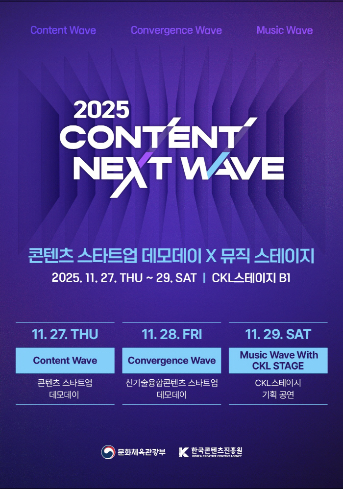 K-Content Industry Gathers for ‘2025 Content Next Wave’ Festival in Seoul