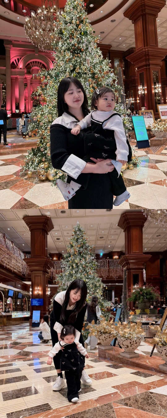 Park Soo-hong ♥ Kim Daye lost 33kg, and the couple look with her advertising fairy daughter was easy