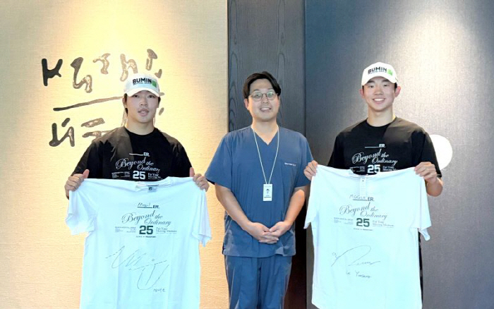 Bumin Hospital Group Signs Official Sponsorship of National Moguls Skiing Representatives Lee Yun-seung and Jung Dae-yoon