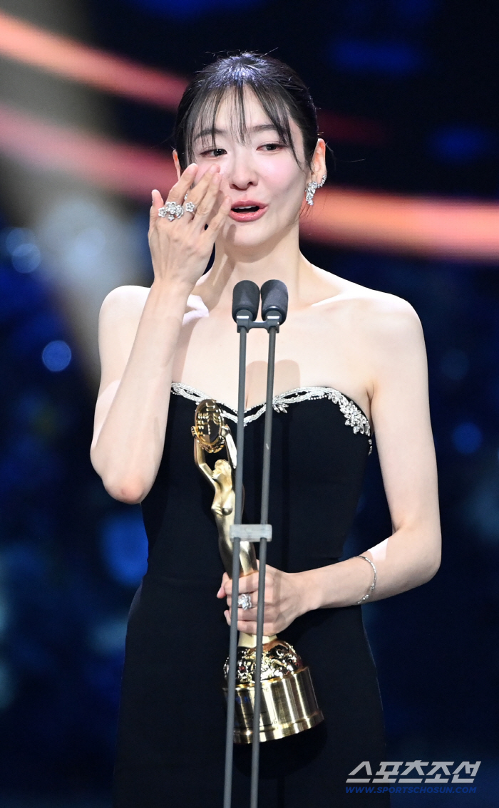  Blue Dragon Film Award for Best Supporting Actress Park Ji-hyun Hot Tears