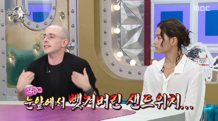 Tyler says he took the sandwich from his hand. (Ras)