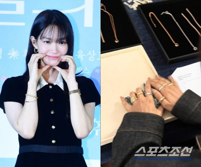 Kim Woo-bin ♥ Shin-min, a day before the wedding announcement, posted a picture of seven rings...meaningful timing