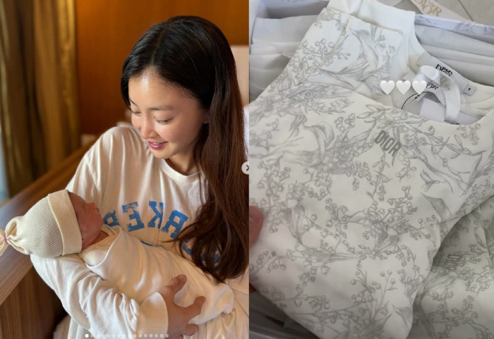 Lee Si-young, a full set of luxury goods worth 1 million won for her newborn daughter...From newborns to gold spoon