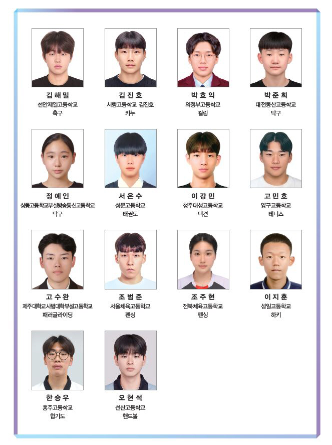 Sports ♥ Enterprise Taein X Korea Sports Council → Sports Scholarship Ceremony for 62 future Olympians For 35 years Total 803 750 million won Cheering for your dreams!