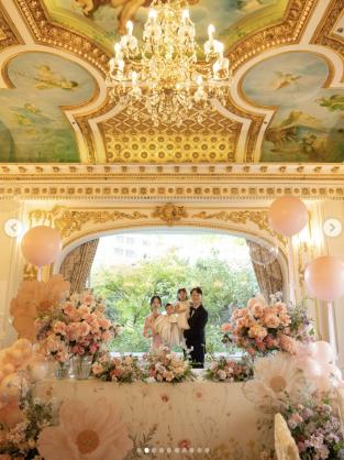 19.4 billion building owner Lee Jung-hyun is making a fuss about the scale of his first birthday party, which is like a wedding ceremony