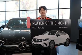 I've got water on my foam FC Seoul's Cho Young-wook dominated the 2nd consecutive monthly MVP, winning the HS Hyo-sung the Class player of October award