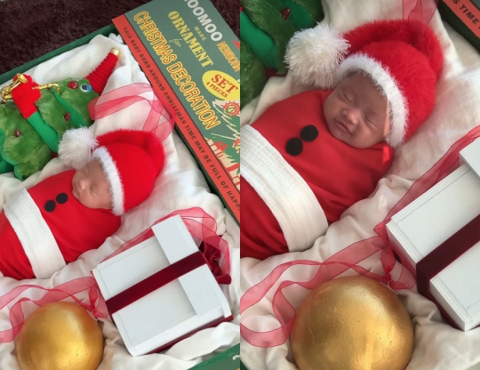 Lee Si-young gave birth after divorce, 17 days old daughter who became baby Santa..A million worries. You're so good at doing it