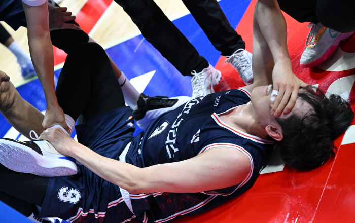 Busan KCC → Team Emergency! Song Kyo-chang right ankle 6 weeks OUT → 2 weeks out of diagnosis