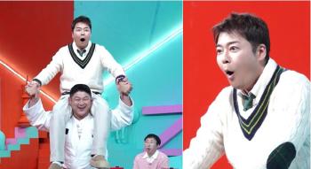 I'm scared. Jeon Hyunmoo's greatest humiliation ever..Hwang Hee Tae's throat dance and paper doll human