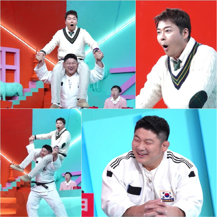 I'm scared. Jeon Hyunmoo's greatest humiliation ever..Hwang Hee Tae's throat dance and paper doll human