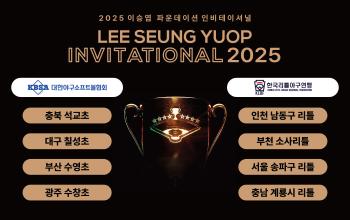 Let's decide the strongest baseball dreamer! 2025 Lee Seung-yeop Foundation Invitational opens in Daegu on the 28th