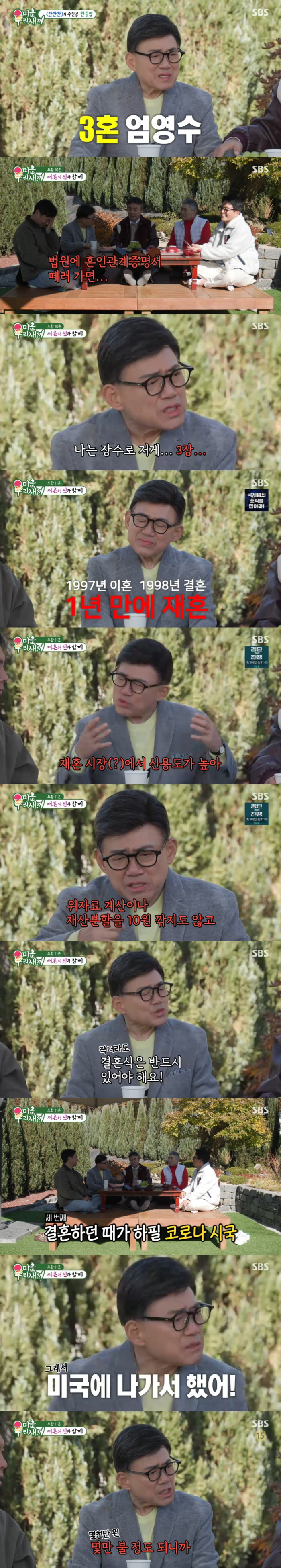 Eom Young-soo, 3rd marriage → Adoption → Child Divorce Why did I live like this (My Little Old Boy)