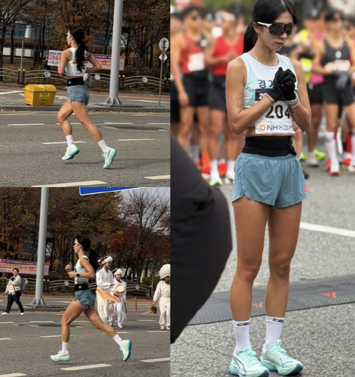 Jin Tae-hyun ♥ Park Si-eun, adopted marathoner daughter, congratulations again. Thank you for calling me mom and dad