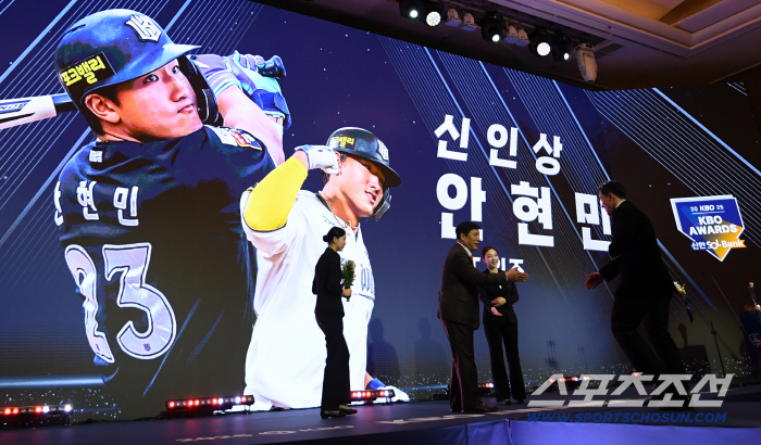  KT Ahn Hyun-min, 2025 KBO Rookie Artist of the Year