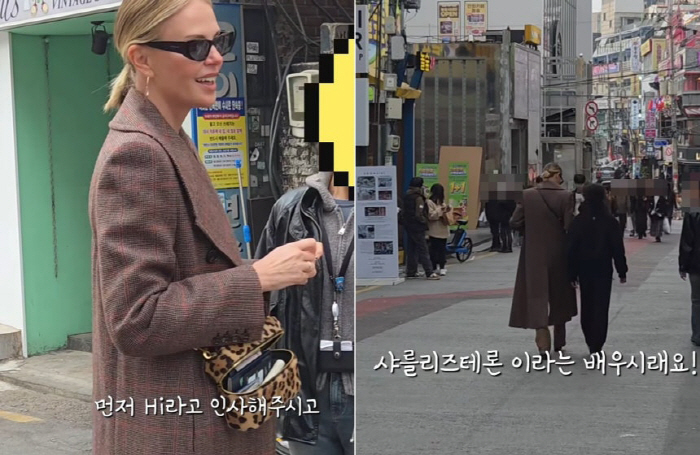 Why is Charlize Theron in Hongdae..a surprise sighting of Hollywood stars