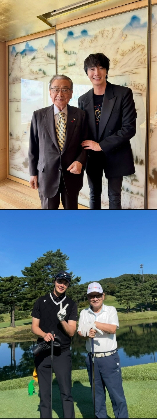 High kick grandchildren Jung Ilwoo and Lee Soonjae. I love you, Grandpa