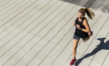 3 to 5 times my weight when I run I'm shocked by my knees...What is a healthy running position?