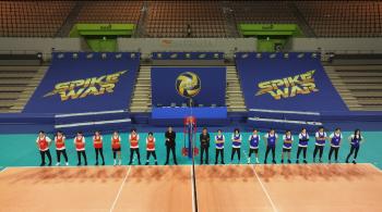 The federation has properly supported...Is there a more certain box office guarantee than this! Kim Se-jin, Shin Jin-sik, Kim Yo-han, head coach competition. Volleyball entertainment is coming out