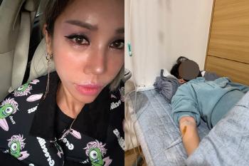 Kang Won-rae ♥ Kim Song's son, who has been suffering from high fever, chills, diarrhea, and vomiting all night long