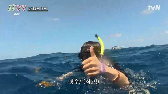 Lee Kwang-soo, Kim Woo-bin and Doh Kyung-soo Brave Rough Seas to Meet Whale Shark