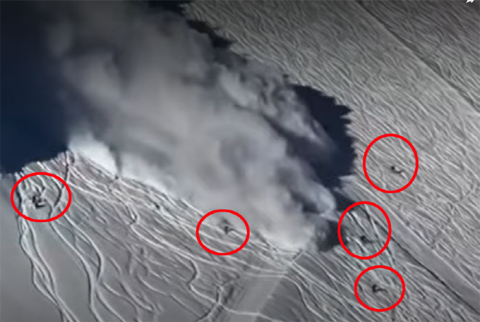 A massive avalanche at Austria's largest ski resort...Dozens of people have been swept away. Search is underway