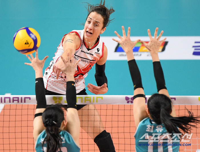  The powerful spike on you