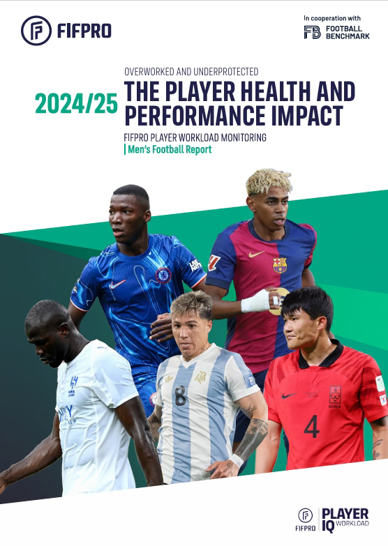 Shocking! Kim Min-jae's 20th consecutive full-time, Lee Kang-in circled the earth 2.5 times FIFPRO report selects icons of Korean players' overwork. expressing concern about the players' association