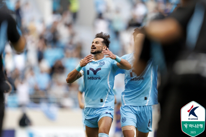 K League 1's top scorer is singer-songwriter Ssabak, and Daegu's god Cesinha (Official)