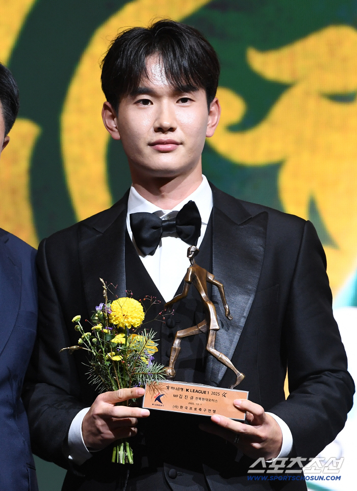Thanks to all the members, I was able to win The best midfielder in K League 1 is Jeon. North Park Jin-seop, Kim Jin-gyu, Kang Sang-yoon, Song Min-gyu 