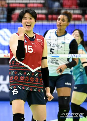  Kim Heejin, successfully blocked