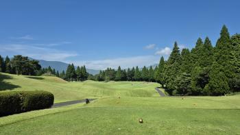 Winter golf at Akamizu Kumamoto! I hope you can get some healing with hot springs