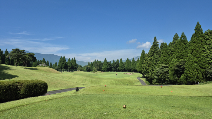 Winter golf at Akamizu Kumamoto! I hope you can get some healing with hot springs