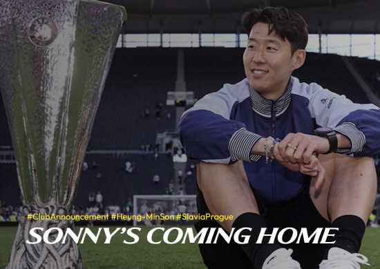 Oh! It's not the match against Liverpool? Tottenham's official announcement came out. Son Heung-min's comeback London date is 10th Champions League home game