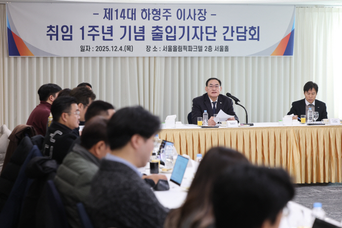 The first anniversary of the inauguration of Ha Hyung-joo, the chairman of the Korea Sports Promotion Foundation, which was a symbol of health, will continue to make a healthy Korea through sports