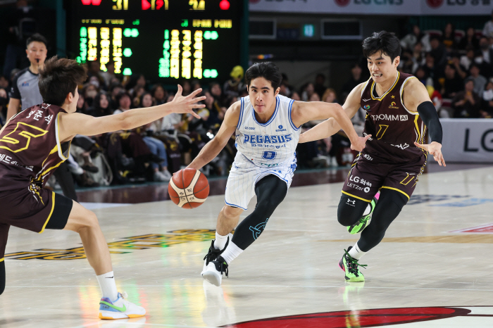 Yang Woo Hyuk's debut. Two points, plenty of potential! Korea Gas Corporation 66 to 64, overpowering LG. The construction of gas has changed