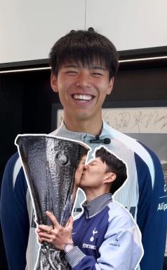 Son Heung-min taught me that you are a fool. The return of the king of Tottenham, along with the new center back who gave him a big smile...See you soon. Official video will be released