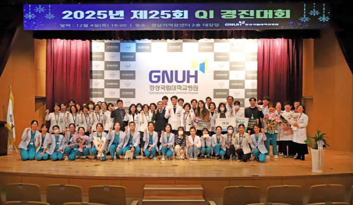 Gyeongsang National University Hospital Holds 25th QI Competition...Winning the grand prize in the safety management department