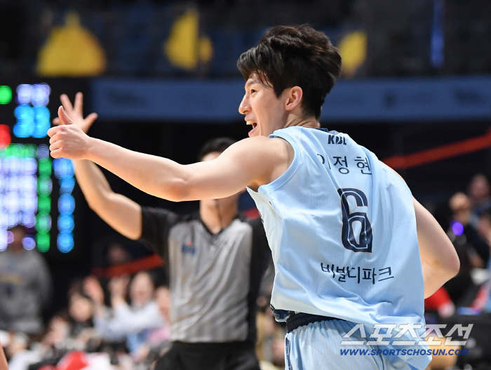  Lee Jung Hyun made a 3-point shot