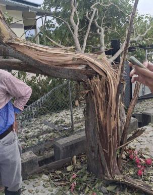 Taiwan's 155mm artillery shell misfired, and three private houses were avoided...There are no casualties