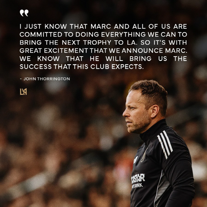  Please take good care of Son Heung-min, LAFC's next head coach has been confirmed, and Santos is honored to be promoted internally