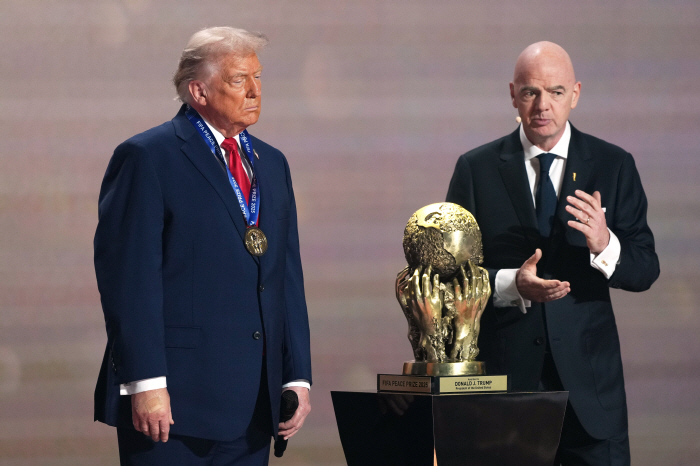 President Trump, supported by Infantino's soul, is expected to be the biggest honor in the impression of winning the new FIFA Peace Prize
