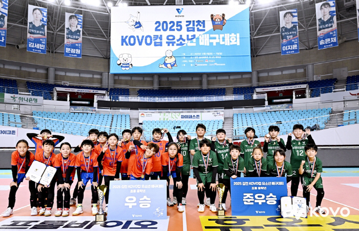 The goal of expanding the base of volleyball and finding promising players is 2025 Gimcheon KOVO Cup Youth Volleyball Competition