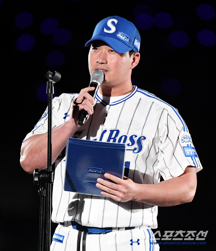 The double track of Samsung's hat? Oh Seung-hwan is also looking forward to it. → Wasn't it Choi Hyung-woo's big picture.. I don't want to play with you